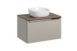 80 cm m&ouml;&ouml;blikomplekt koos lauaplaadiga ja lauaplaadile paigaldatava valamuga &bdquo;Smile&ldquo; SET-SFT B 80CM UN 6252
