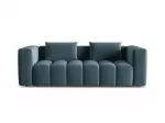 Velvet Sofa With Bed Function And Box, "Verona", 3 Seats, 252x98x85 Made in Europe