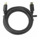 DELTACO DisplayPort DP1.4 painduv kaabel, 4 m, must / DP-1040D-FLEX / 1903050