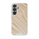 Full Glam - Beige Samsung Galaxy S25 Plus Case, Elite Light (Magnetic) / Silver