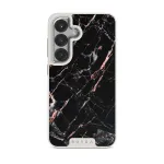 Rose Gold Marble - Samsung Galaxy S25 Plus Case, Elite Light (Magnetic) / Silver