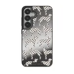 Buddy - Samsung Galaxy S25 Case, Elite Mirror Dark (Magnetic) / Silver