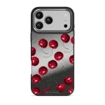 Cherrybomb - iPhone 17 Pro Max Case, Elite Mirror Dark (MagSafe) / Silver