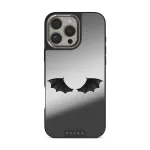 Wingspan - iPhone 16 Pro Case, Elite Mirror Dark (MagSafe) / Silver