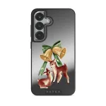 Baby Rudolph - Samsung Galaxy S25 Plus Case, Elite Mirror Dark (Magnetic) / Silver