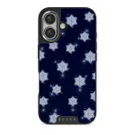 Frosty Pines - iPhone 16 Plus Case, Elite Dark (MagSafe) / Silver