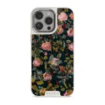 Bloomy Garden - Vintage iPhone 16 Pro Max Case, Elite Light (MagSafe) / Silver