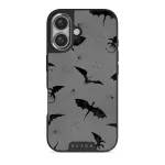 Draco - iPhone 16 Plus Case, Elite Dark (MagSafe) / Silver