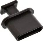 InLine InLine&reg; Dust Cover for USB Type-C sockets black 50 pcs. pack