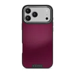 Dark Cherry - iPhone 17 Pro Max Case, Elite Dark (MagSafe) / Silver