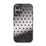 Red Velvet - iPhone 16 Case, Elite Mirror Dark (MagSafe) / Silver