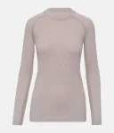 Thermowave naiste soojendav T-s&auml;rk &bdquo;Merino Snowflake LS&ldquo;, hall/liivane - m