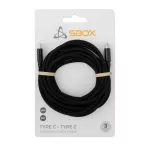 Sbox Type-C - Type-C M/M 3m must USB-TYPEC-TYPEC-3