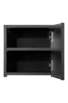 Qubik Nova Black 83-30-1DQ vannitoa riputatav kapp, 30 &times; 30 cm
