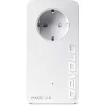 "devolo Magic 1 LAN Powerline Starter Kit. Powerline andmeedastus kuni 1 200 Mbit/s, 1 Gigabit LAN &uuml;hendus (igas seadmes)"