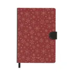 Dear Santa - Christmas Snowflake Notebook, A5 (14.8 x 21cm) / Grid