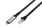 Digitus AK-300601-100-S v&otilde;rgukaabel, must, 10 m, Cat6a S/FTP (S-STP), Turas