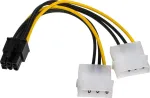 AKYGA ADAPTER 2X MOLEX / PCI-EXPRESS 6-PIN AK-CA-13