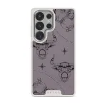 Taurus - Samsung Galaxy S25 Ultra Case, Elite Light (Magnetic) / Silver / Purple