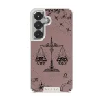 Libra - Samsung Galaxy S25 Plus Case, Elite Light (Magnetic) / Silver / Pink
