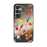 Al Fresco - Samsung Galaxy S25 Plus Case, Elite Mirror Dark (Magnetic) / Silver