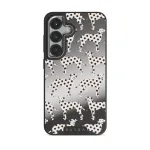 Buddy - Samsung Galaxy S25 Plus Case, Elite Mirror Dark (Magnetic) / Silver