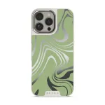 Funky Sensation - iPhone 16 Pro Max Case, Elite Mirror Light (MagSafe) / Silver