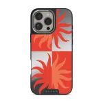 Sunkissed - iPhone 16 Pro Max Case, Elite Mirror Dark (MagSafe) / Silver