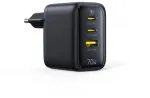 &bdquo;Baseus&ldquo; v&otilde;rgulaadija &bdquo;EnerFill FE22&ldquo; 70 W, 2 x USB-C + USB-A &ndash; must (6942521209712)
