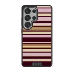Berry Layers - Samsung Galaxy S25 Ultra Case, Elite Dark (Magnetic) / Silver