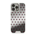Red Velvet - iPhone 16 Pro Max Case, Elite Mirror Light (MagSafe) / Silver