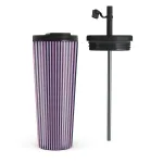 Bubblegum - Travel Mug, 700 ml / Flap & Straw Set