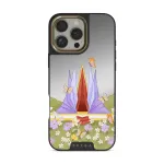 Sunrise - iPhone 16 Pro Max Case, Elite Mirror Dark (MagSafe) / Gold