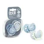 LOVI silikoonist lutt, Baby Shower Boy, 0-2 kuud, 2tk, 22/900poiss