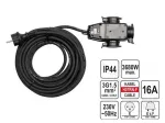 YATO PIKENDUSKAABEL SPLITTERIGA 20m 3x1.5mm2 IP44 16A H07RN-F 81162