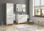 Vannitoakapp peegliga Bali White 845 FSC, 100 cm