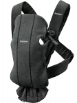 BabyBj&ouml;rn Mini ergonoomiline beebikandekott, tumehall