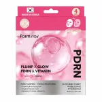 Farmstay - Plump x Glow PDRN & Vitamin Hydrogel Mask, 4 sheets
