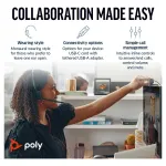 Poly BW 3210 Mono USB-C HS + USB-C/A