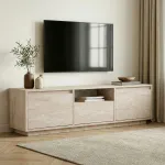 TV-alus, Hanah Home, travertiin, 160 x 42 x 30