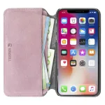"Broby 4 Card Slim Wallet iPhone XS Max" Pink