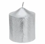 Candle grey 6x5cm