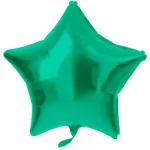 Foil Balloon "Star" 48cm Matte Green Metallic