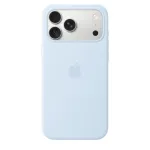 Apple iPhone&nbsp;18 Pro&nbsp;Max Silicone Case with MagSafe Crisp Blue