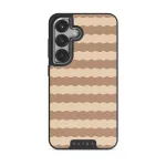 Golden Sand - Samsung Galaxy S25 Case, Elite Dark (Magnetic) / Silver