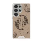 Pisces - Samsung Galaxy S25 Ultra Case, Elite Light (Magnetic) / Silver / Beige