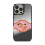 Zesty - iPhone 16 Pro Max Case, Elite Mirror Dark (MagSafe) / Silver