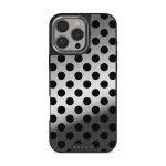 Spoiled - iPhone 16 Pro Max Case, Elite Mirror Dark (MagSafe) / Silver
