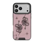 Gemini - iPhone 17 Pro Max Case, Elite Dark (MagSafe) / Silver / Pink