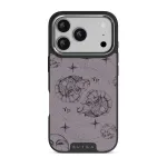 Capricorn - iPhone 17 Pro Case, Elite Dark (MagSafe) / Silver / Purple